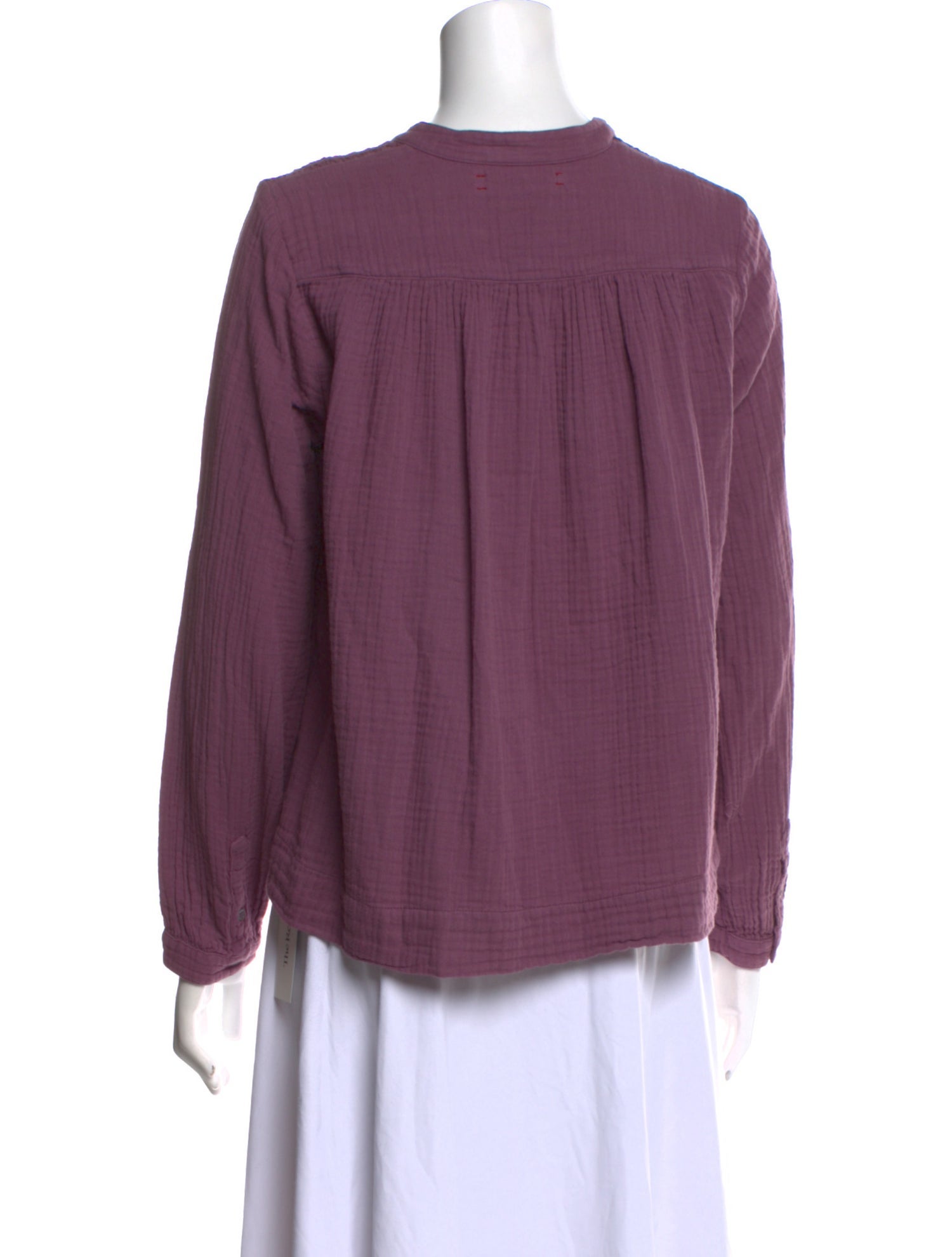 Xirena Mock Neck Long Sleeve Blouse